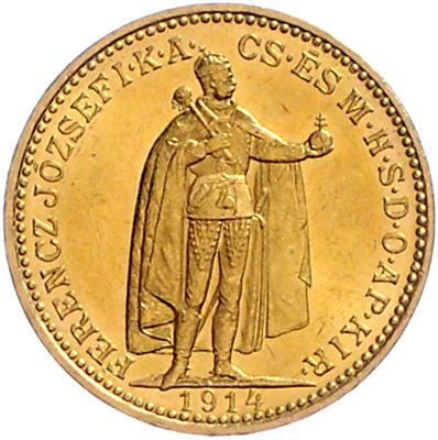 Franz Josef I. GOLD - Münzen, Medaillen und Papiergeld