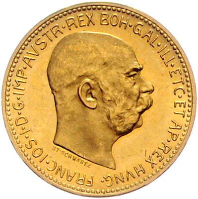 Franz Josef I. GOLD - Coins, medals and paper money