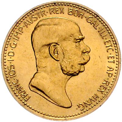 Franz Josef I. GOLD - Coins, medals and paper money