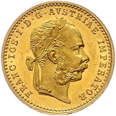 Franz Josef I. GOLD - Mince, medaile a papírové peníze