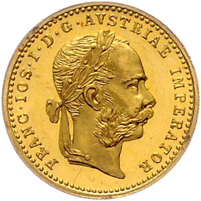 Franz Josef I. GOLD - Mince, medaile a papírové peníze