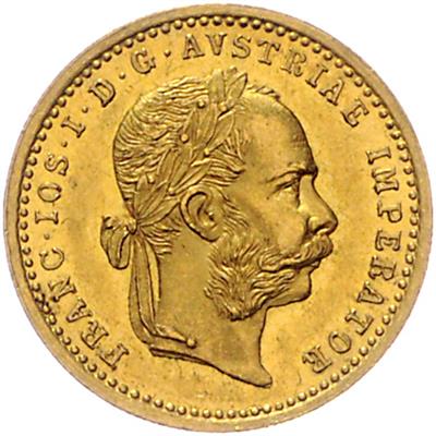 Franz Josef I. GOLD - Münzen, Medaillen und Papiergeld