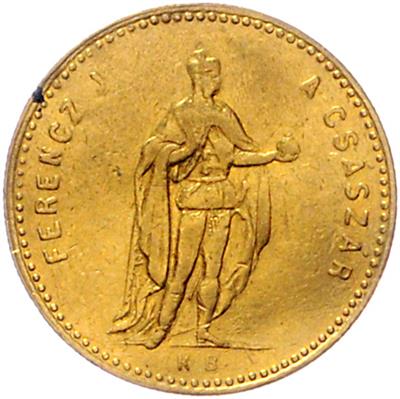 Franz Josef I. GOLD - Mince, medaile a papírové peníze