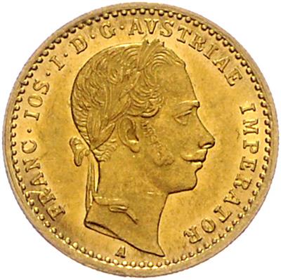 Franz Josef I. GOLD - Mince, medaile a papírové peníze