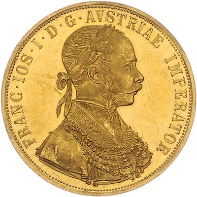 Franz Josef I. Gold - Coins, medals and paper money