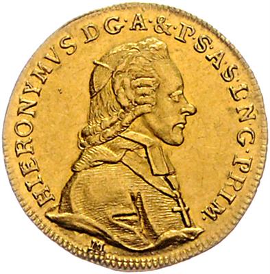 Hieronymus Graf Colloredo, GOLD - Monete, medaglie e cartamoneta