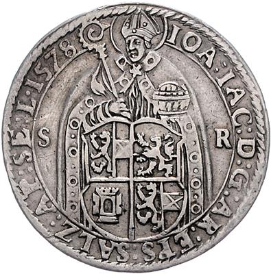 Johann Jakob Kuen von Belasi - Coins, medals and paper money