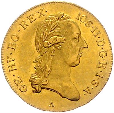 Josef II. GOLD - Coins, medals and paper money