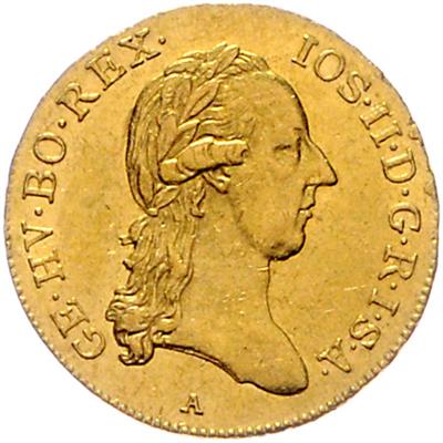 Josef II. GOLD - Coins, medals and paper money