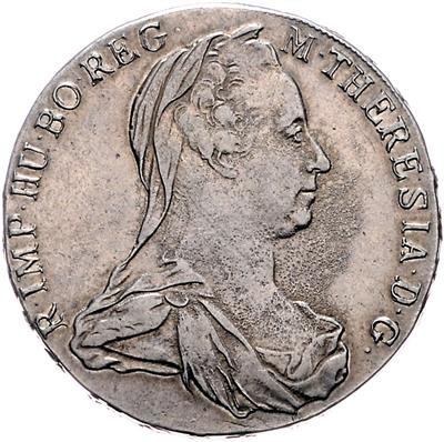 Maria Theresia - Coins, medals and paper money