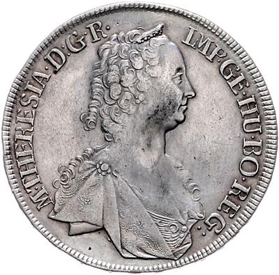 Maria Theresia - Coins, medals and paper money