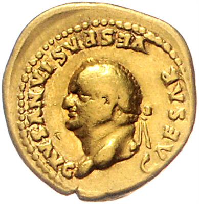 Vespasianus 69-79, GOLD - Münzen, Medaillen und Papiergeld