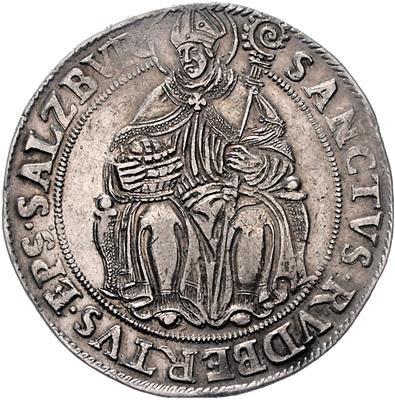 Wolf Dietrich von Raitenau - Mince, medaile a papírové peníze