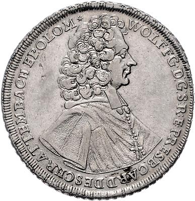 Wolfgang von Schrattenbach 1711-1738 - Mince, medaile a papírové peníze