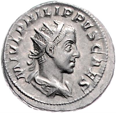 (2 AR Antoniniane) 1.) Otacilia Severa - Münzen, Medaillen und Papiergeld