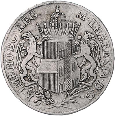 (6 Stk.) a.) Kronentaler, alle Brüssel Franz I. Stefan - Monete, medaglie e cartamoneta