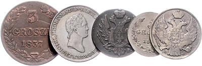 "Kongreßpolen - Coins, medals and paper money