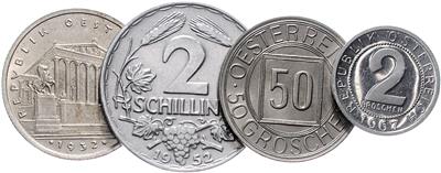 1./2. Republik - Monete, medaglie e cartamoneta