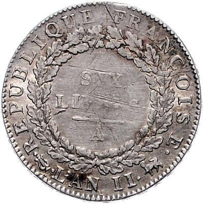 1. Republik 1792-1795 - Coins, medals and paper money