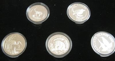 25 Jahre World Wildlife Fund - Münzen, Medaillen und Papiergeld