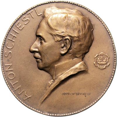 Anton Schiestl 1873-1933 - Mince, medaile a papírové peníze