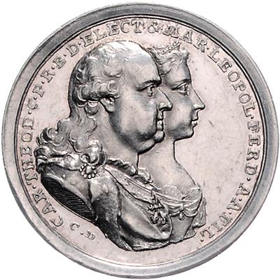 Bayern, Karl Theodor 1777-1799 - Mince, medaile a papírové peníze