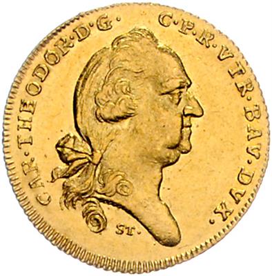 Bayern, Karl Theodor 1777-1799, GOLD - Mince, medaile a papírové peníze