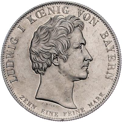 Bayern, Ludwig I. 1825-1848 - Mince, medaile a papírové peníze