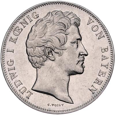 Bayern, Ludwig I. 1825-1848 - Mince, medaile a papírové peníze