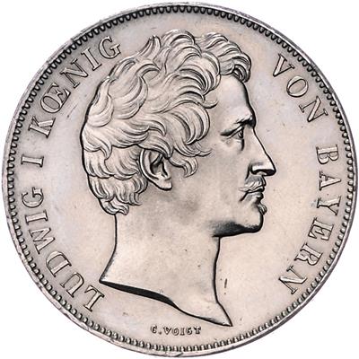 Bayern, Ludwig I. 1825-1848 - Mince, medaile a papírové peníze