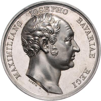 Bayern, Maximilian Josef I. 1806-1825 - Mince, medaile a papírové peníze