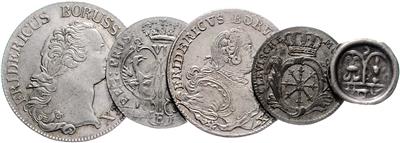 Brandenburg-Preussen, Preussen - Münzen, Medaillen und Papiergeld