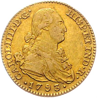 Carlos IV. 1788-1808 GOLD - Mince, medaile a papírové peníze