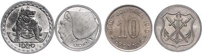 Deutsche Notgeldmünzen - Coins, medals and paper money