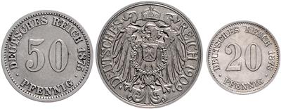 Deutsches Kaiserreich 1871-1918 - Coins, medals and paper money