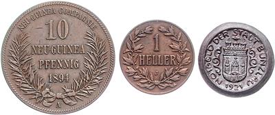 Deutsches Notgeld/Kolonien - Coins, medals and paper money