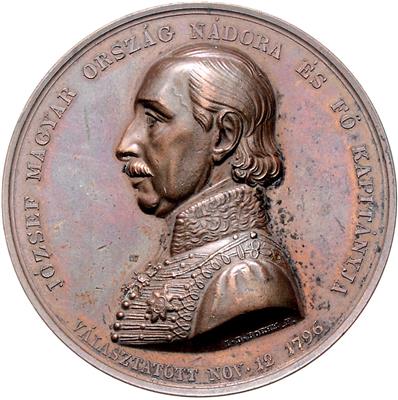 Erzherzog Josef- 50 Jahre Palatin von Ungarn - Coins, medals and paper money