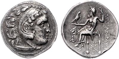Griechische Kleinmünzen u. a. - Mince, medaile a papírové peníze