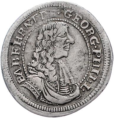 Haldenstein, Georg Philipp von Schauenstein 1671-1695 - Münzen, Medaillen und Papiergeld