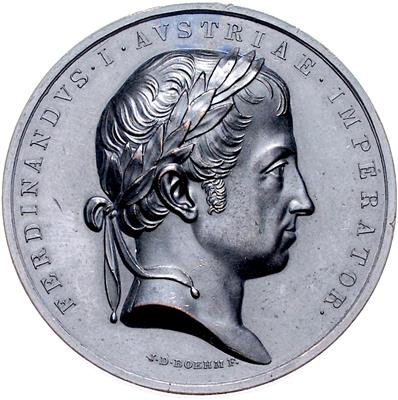 Huldigungen auf Ferdinand I. - Münzen, Medaillen und Papiergeld