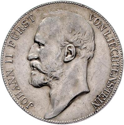 Johann II. 1858-1929 - Mince, medaile a papírové peníze
