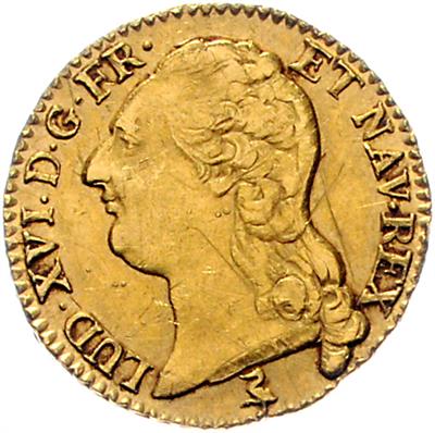 Louis XVI. 1774-1792, GOLD - Mince, medaile a papírové peníze