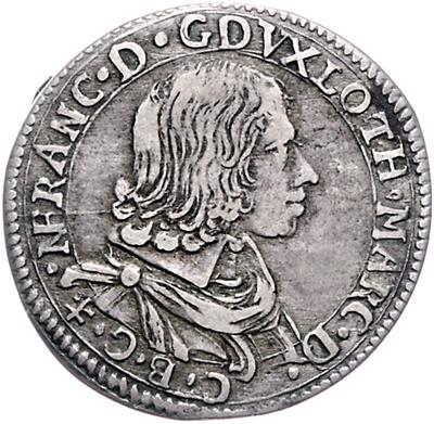 Nikolaus Franz von Lothringen 1634-1635 im florentinischen Exil - Mince, medaile a papírové peníze