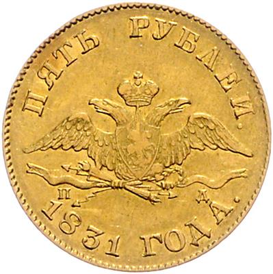 Nikolaus I. Pavlovic 1825-1855 GOLD - Münzen, Medaillen und Papiergeld