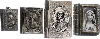 Rom, Maria Zell u. a., METRosenkranzbehältnisse in Buchform - Coins, medals and paper money