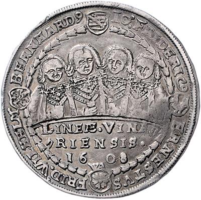 Sachsen- Weimar, Acht Brüder 1605-1619 - Münzen, Medaillen und Papiergeld