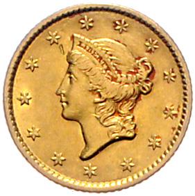 U. S. A. GOLD - Coins, medals and paper money