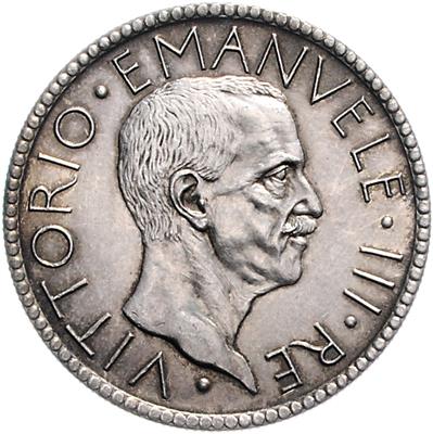 Vittorio Emanuele III. 1900-1946 - Mince, medaile a papírové peníze