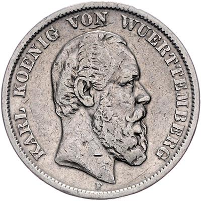 Württemberg - Monete, medaglie e cartamoneta