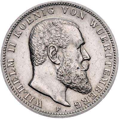 Württemberg - Coins, medals and paper money